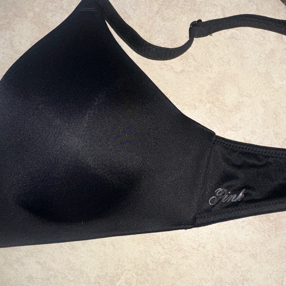 PINK Victoria’s Secret Women's Black Seamless Bra 34B - Picture 4 of 4